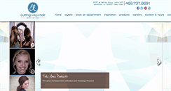 Desktop Screenshot of cuttingedgehair.com