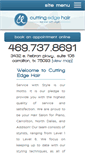 Mobile Screenshot of cuttingedgehair.com
