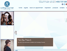 Tablet Screenshot of cuttingedgehair.com